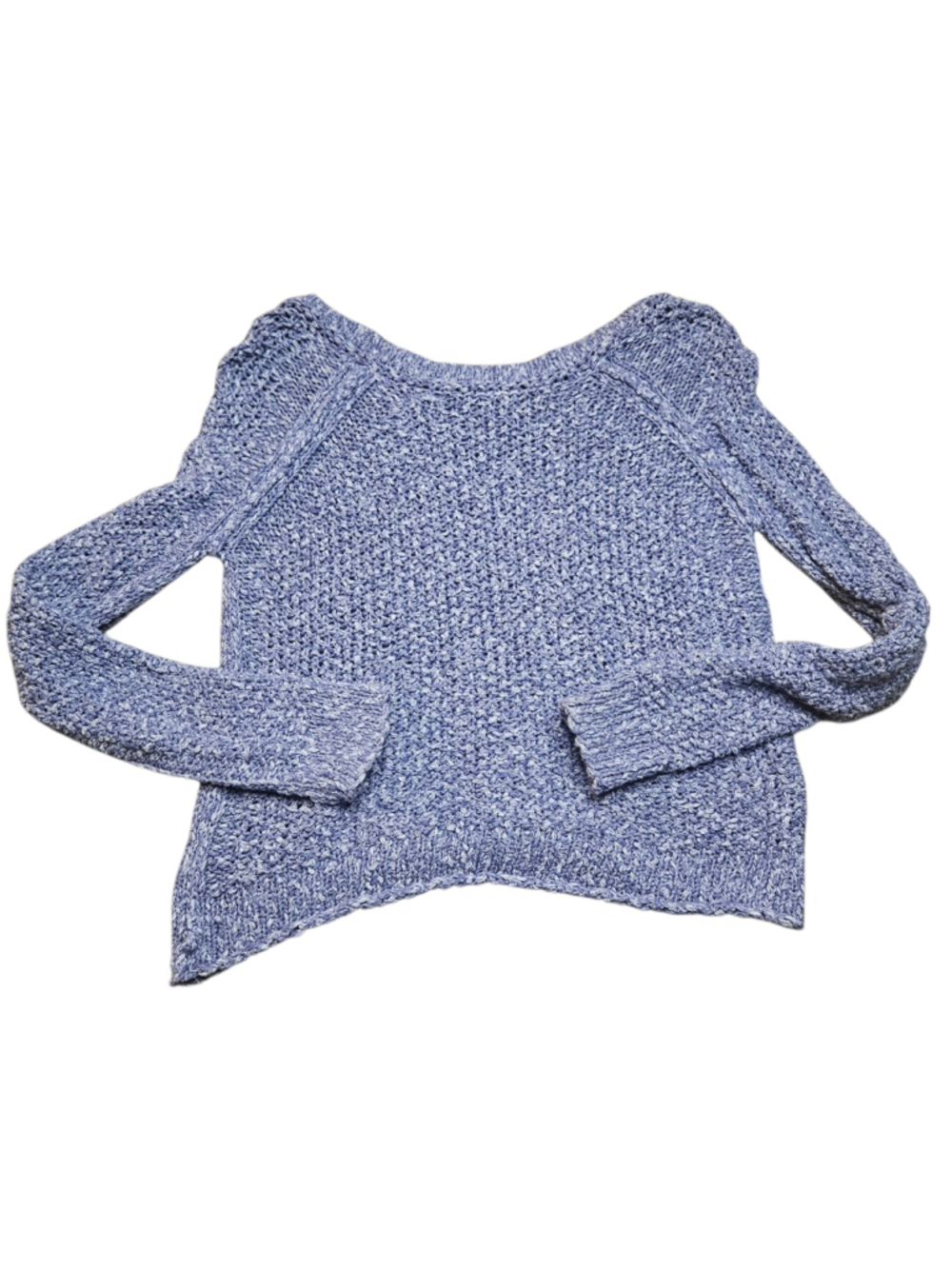 Free People XS Periwinkle Purple Marled Knit Sweater - Picture 3 of 9